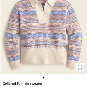 JCrew fair isle sweater